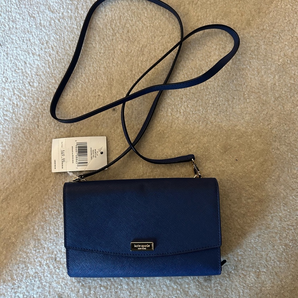 Kate Spade blue wallett crossbody